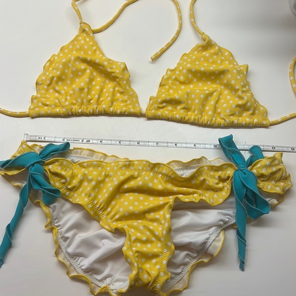 Victoria's Secret Other - Yellow polka dot bikini